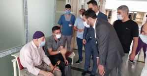 AK Parti İl Başkanı Av. Ekrem Olgaç'tan Hasta Ziyareti