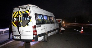 İstanbul’dan Siirt’e Taziyeye Gidenleri Taşıyan Minibüs Devrildi: 13 Yaralı