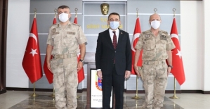 Şırnak Jandarma Bölge Komutanı Ersoy’dan, Vali Hacıbektaşoğlu’na Ziyaret