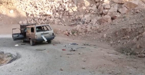 Eruh'ta Güvenlik Korucusunun Aracının Geçişi Sırasında Patlama