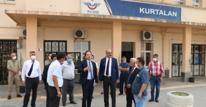 TCDD Malatya 5. Bölge Müdürü Felek, Kurtalan Kaymakamı Aydın’ı Ziyaret Etti