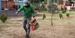 Parklarda Bakım Onarım ve Çimlendirme Çalışmaları