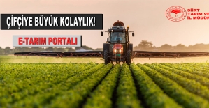 E-Tarım Portalı Üreticilerin Hizmetinde