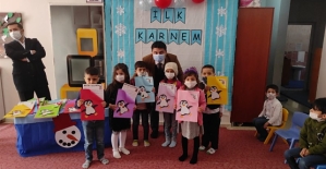 Baykan Kaymakamı/Belediye Başkan V. Mehmet Tunç, Çocukların Karne Sevincine Ortak Oldu