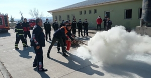 Belediye Personeline Yangın Eğitimi Verildi