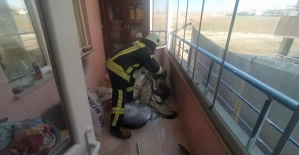 Siirt’te Çıkan Ev Yangını İtfaiye Ekiplerince Kısa Sürede Söndürüldü