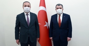 Osman Ören, Sağlık Bakanı Dr. Fahrettin Koca’yı Ziyaret Etti
