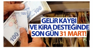 Esnafa Gelir Kaybı ve Kira Desteği Başvurusu İçin Son Gün 31 Mart