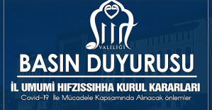 SİİRT VALİLİĞİ İL UMUMİ HIFZISSIHHA KURUL KARARI