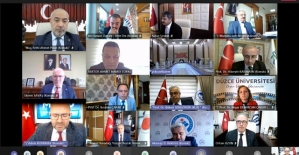 Rektör Şındak, YÖK Başkanı Saraç’ın Başkanlığında Düzenlenen Çevrimiçi Toplantıya Katıldı