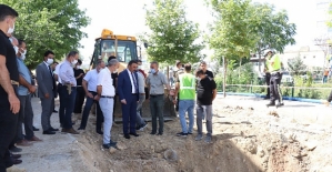 Vali/Belediye Başkan Vekili Hacıbektaşoğlu, “Güres Caddesinde Çalışmaları Bayrama Bir Hafta Kala Durduracağız”