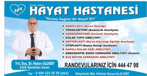 Kulak Burun Boğaz Uzmanı Yrd. Doç Dr. Hakan Ulusoy, Özel Siirt Hayat Hastanesinde