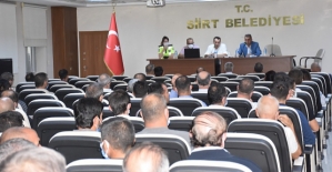 Siirt Belediyesi Ulaşım Personeline Trafik Güvenliği Eğitimi Verildi