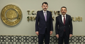 Vali Hacıbektaşoğlu, Çevre ve Şehircilik Bakanı Murat Kurum’u Ziyaret Etti