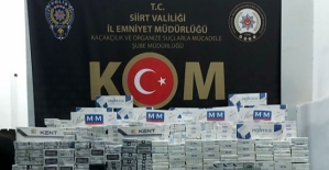 Siirt'te 11 Bin 200 Paket Kaçak Sigara Ele Geçirildi