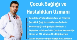 Çocuk Doktoru Mehmet Fatih Başak Özel Siirt Hayat Hastanesinde 
