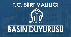 Siirt'te Gösteri ve Yürüyüşlere 15 Gün Süreyle Yasak Getirildi