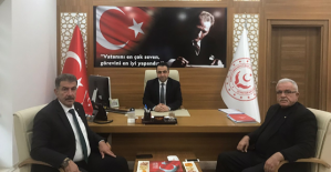 MHP İl Başkanı Cantürk, Aile ve Sosyal Hizmetler İl Müdürü Marakçı’yı Ziyaret Etti