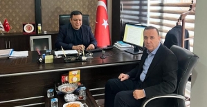 AK Parti Milletvekili Osman Ören,KOSGEB Siirt il Müdürü Ömer Erkılıç ‘ı Ziyaret Etti