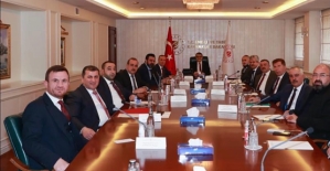 Siirt Heyeti Enerji ve Tabii Kaynaklar Bakanı Fatih Dönmez’i Ziyaret Etti