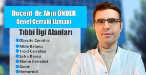 Genel Cerrahi Uzmanı Doçent Dr. Akın Önder, Özel Siirt Hayat Hastanesinde