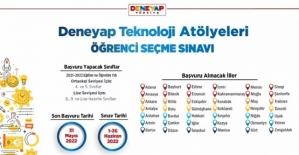 Deneyap Teknoloji Atölyesi Başvuruları Başladı