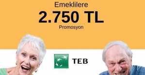 TEB Siirt Şubesinden Emeklilere 2.750 TL'ye Varan Promosyon