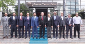 BAE Büyükelçisi Al-Dhaheri, Ören ve Kuzu’dan ATO Başkanı Gürsel Baran’a Ziyaret