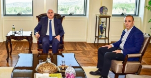 Osman Ören, Yargıtay Başkanı Mehmet Akarca'yı Ziyaret Etti