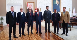 Ören ve Olgaç’tan  Sağlık Bakanı Fahrettin Koca’ya Ziyaret
