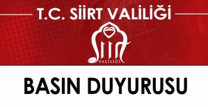 Siirt Valiliğinden 1 Günlük Yasaklama Kararı