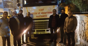 Siirt Eğitim ve Araştırma Hastanesinden Deprem Bölgesine Destek