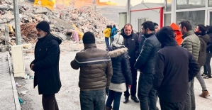 AK Parti İl Başkanı Olgaç, Başkan Özcan Deprem Bölgesinde