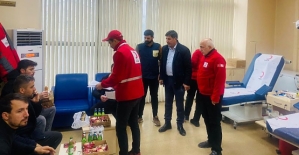 Siirtli Vatandaşlar Deprem Bölgesine Destek Olmak İçin Kan Bağışında Bulundu