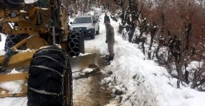 Şirvan ve Pervari'de Kar'dan Mahsur Kalan Köy Koruyucuları İle Araçlar Kurtarıldı
