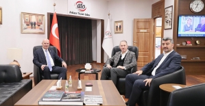 Fuat Özgür Çalapkulu’dan ATO Başkanı Gürsel Baran’a Ziyaret