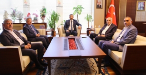 Afif Demirkıran'dan Rektör Şındak'a Ziyaret
