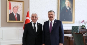 AK Parti Siirt Milletvekili Mervan Gül'den Sağlık Bakanı Fahrettin Koca'ya Ziyaret