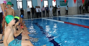 Kurtalan İlçemizde Yarı Olimpik Yüzme Havuzunun Açılışı Yapıldı