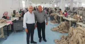 Mervan Gül’den Tekstil Fabrikasına Ziyaret