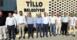 AK Parti Kocaeli Milletvekili Cemil Yaman, AK Parti Siirt İl Başkanlığı ve Tillo Belediyesini Ziyaret Etti