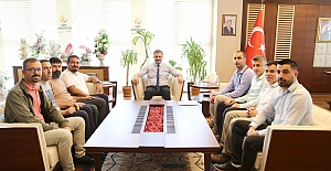 Siirt Üniversitesi Arama Kurtarma Takımı Rektör Şındak’ı Ziyaret Etti