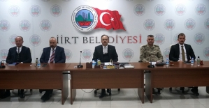 Siirt’te Turuncu Kod Uyarı Öncesi Vali Kızılkaya, Başkanlığında Toplantı Düzenlendi