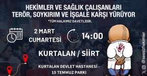 DOKTORLAR GAZZE İÇİN BU HAFTA KURTALAN’DA YÜRÜYECEK!