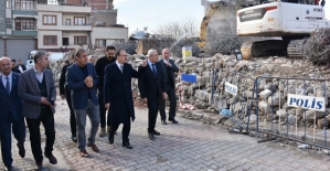 Vali Kızılkaya, Kentsel Dönüşüm Çalışmalarını Yerinde Denetleyerek, İncelemelerde Bulundu