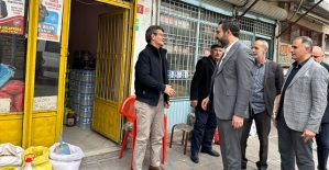 AK Parti Belediye Başkan Adayı Av. Ekrem Olgaç, Esnaf Ziyaretlerine Devam Ediyor