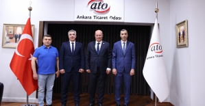 MHP Siirt İl Başkanı Tükenmez, ATO Başkanı Baran’ı Ziyaret Etti