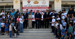 Vali Kızılkaya, Tübitak 4006 Bilim Fuarları Açılışını Öğrenciler ve Öğretmenlerle Birlikte Gerçekleştirildi