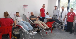Tarım ve Orman Müdürlüğünden Kızılay’a Kan Bağışı