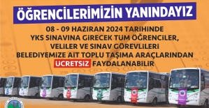 Siirt Belediyesinden YKS’ye Girecek Ögrencilere Ücretsiz Ulaşım Desteği